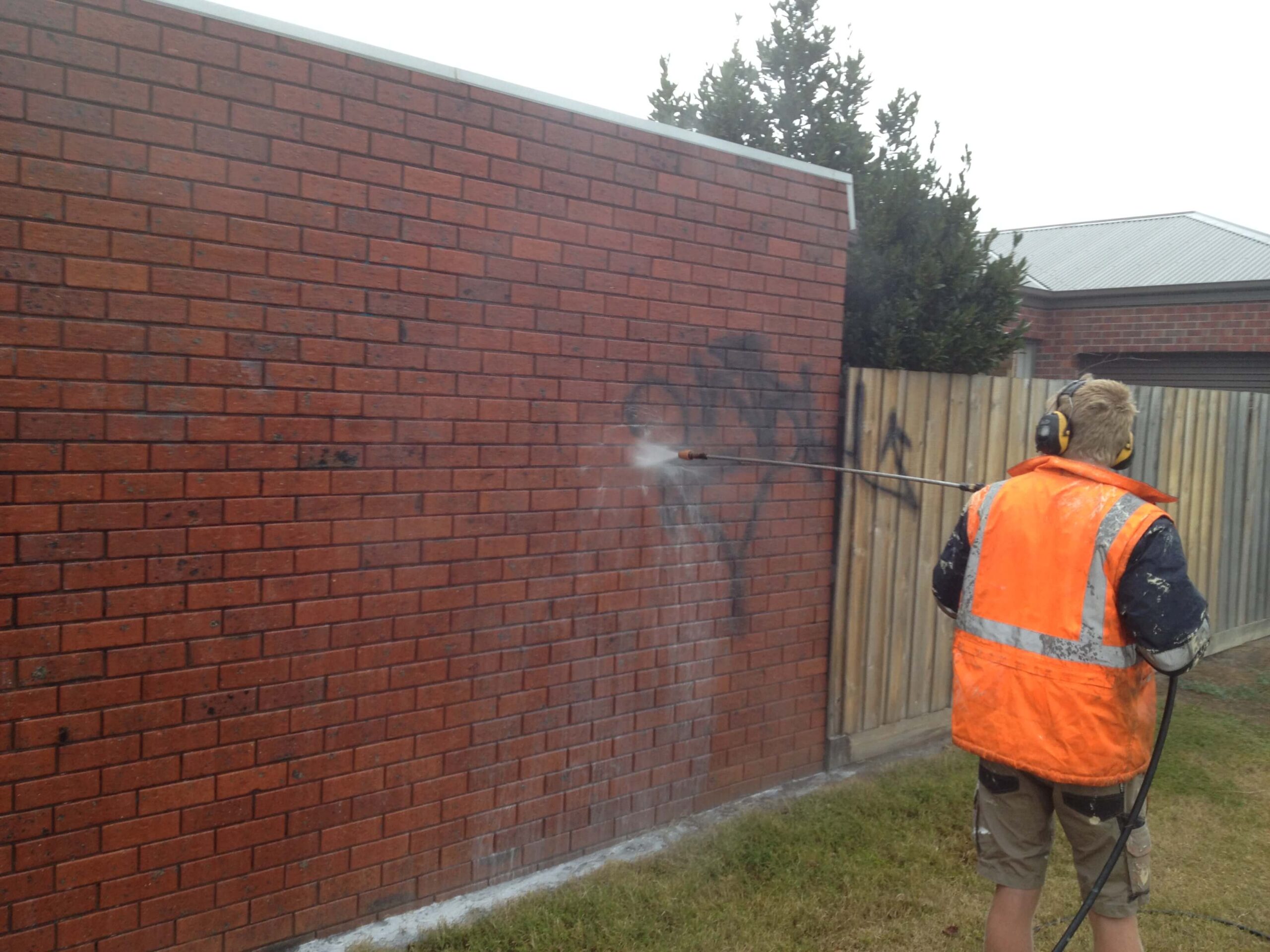 Basic removal of Graffiti